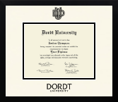 Dordt University diploma frame - Icon in Gotham