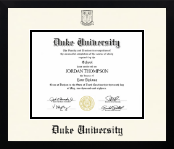 Duke University diploma frame - Icon in Gotham