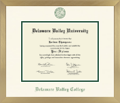 Delaware Valley University diploma frame - Icon in Chardonnay