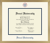 Drexel University diploma frame - Icon in Chardonnay
