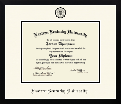 Eastern Kentucky University diploma frame - Icon in Gotham
