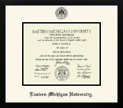 Eastern Michigan University diploma frame - Icon in Gotham