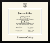 Emerson College diploma frame - Icon in Gotham