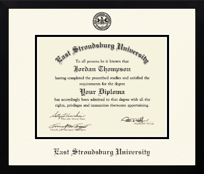 East Stroudsburg University diploma frame - Icon in Gotham