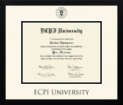 East Coast Polytechnic Institute University diploma frame - Icon in Gotham