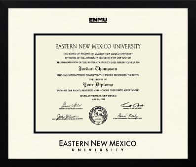 Eastern New Mexico University diploma frame - Icon in Gotham