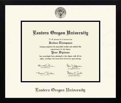 Eastern Oregon University diploma frame - Icon in Gotham