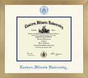 Eastern Illinois University diploma frame - Icon in Chardonnay