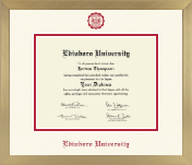 Edinboro University diploma frame - Icon in Chardonnay