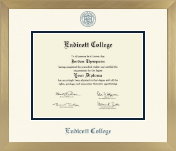 Endicott College diploma frame - Icon in Chardonnay