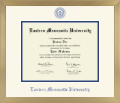 Eastern Mennonite University diploma frame - Icon in Chardonnay