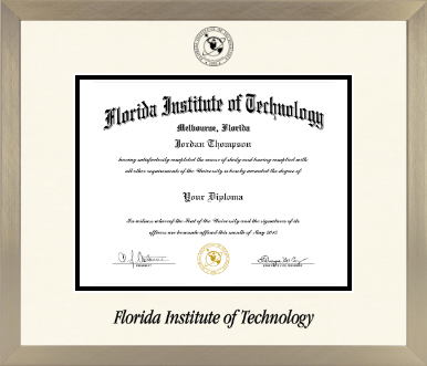 Florida Institute of Technology diploma frame - Icon in Light Champagne