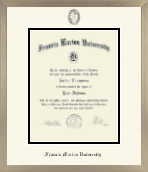 Francis Marion University diploma frame - Icon in Light Champagne