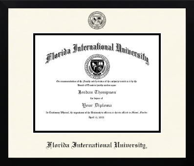 Florida International University diploma frame - Icon in Gotham