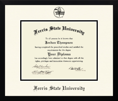 Ferris State University diploma frame - Icon in Gotham