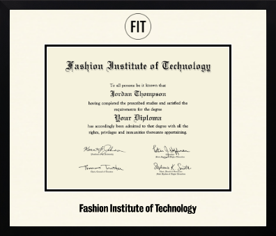 Fashion Institute of Technology diploma frame - Icon in Gotham
