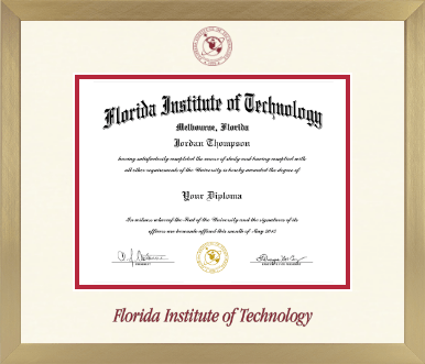 Florida Institute of Technology diploma frame - Icon in Chardonnay