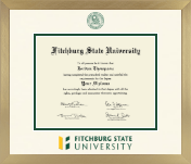 Fitchburg State University diploma frame - Icon in Chardonnay