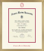 Francis Marion University diploma frame - Icon in Chardonnay