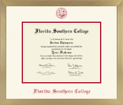 Florida Southern College diploma frame - Icon in Chardonnay