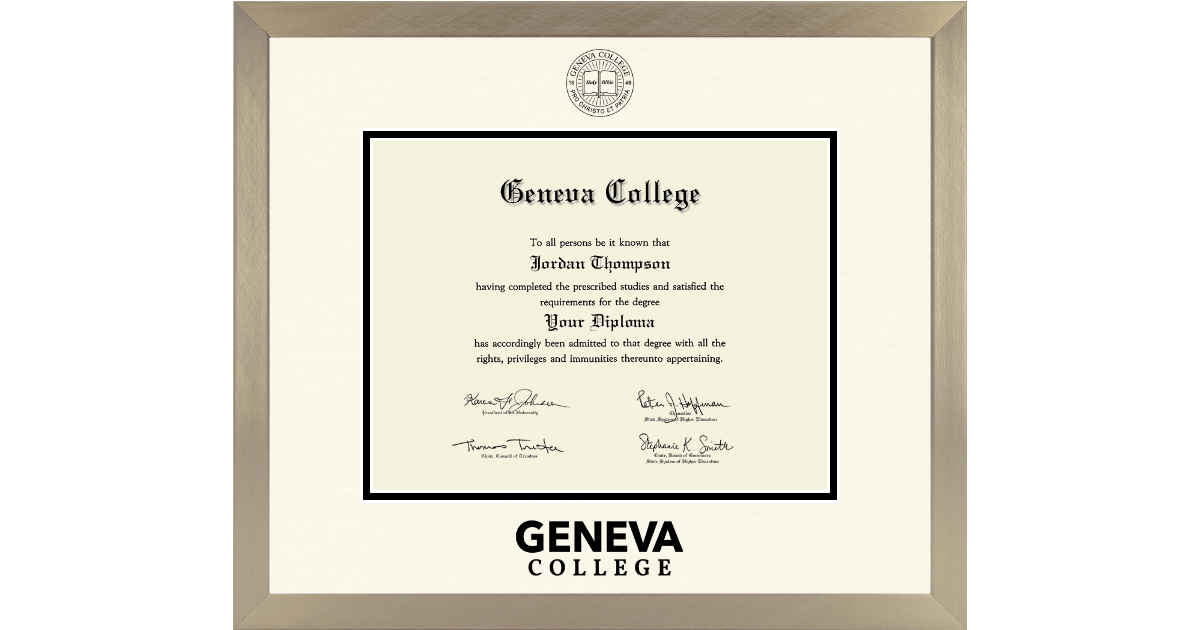 Icon in Light Champagne Geneva College Item 21587389618 from Geneva