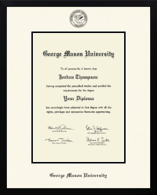 George Mason University diploma frame - Icon in Gotham