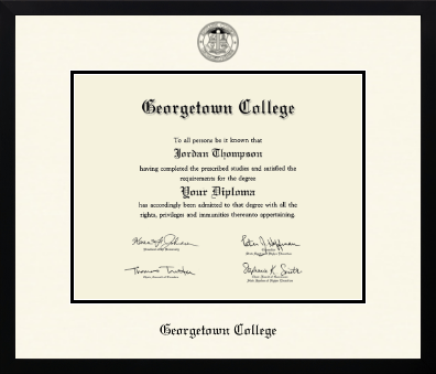 Georgetown College diploma frame - Icon in Gotham