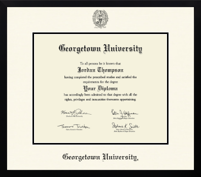 Georgetown University diploma frame - Icon in Gotham