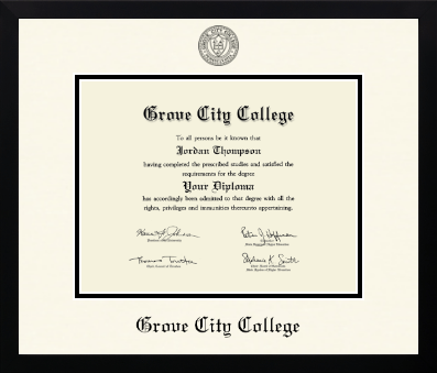 Grove City College diploma frame - Icon in Gotham