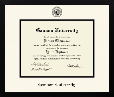 Gannon University diploma frame - Icon in Gotham