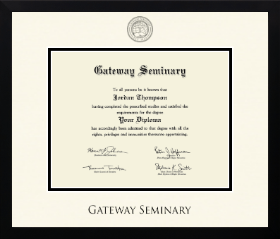 Gateway Seminary diploma frame - Icon in Gotham