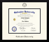 Gallaudet University diploma frame - Icon in Gotham
