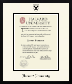 Harvard University diploma frame - Icon in Gotham
