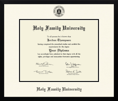 Holy Family University diploma frame - Icon in Gotham