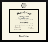Hope College diploma frame - Icon in Gotham