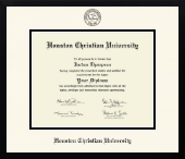 Houston Christian University diploma frame - Icon in Gotham