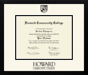 Howard CC diploma frame - Icon in Gotham