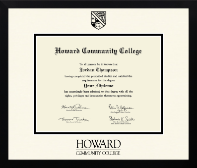 Howard CC diploma frame - Icon in Gotham