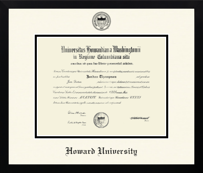 Howard University diploma frame - Icon in Gotham