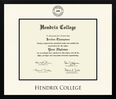 Hendrix College diploma frame - Icon in Gotham