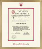 Harvard University diploma frame - Icon in Chardonnay