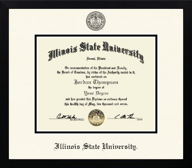 Illinois State University diploma frame - Icon in Gotham