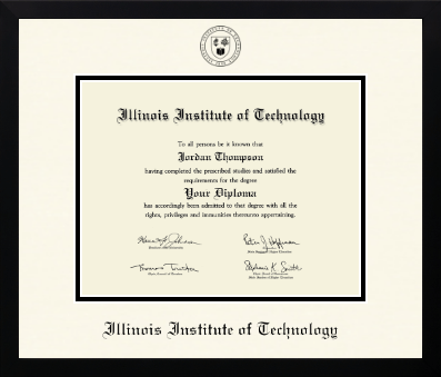 Illinois Institute of Technology diploma frame - Icon in Gotham