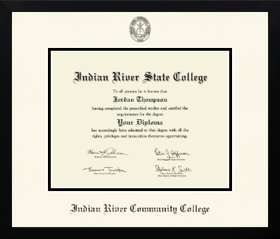 Indian River State College diploma frame - Icon in Gotham