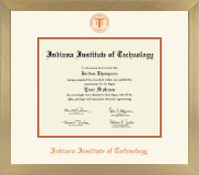 Indiana Institute of Technology diploma frame - Icon in Chardonnay