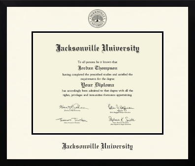 Jacksonville University diploma frame - Icon in Gotham