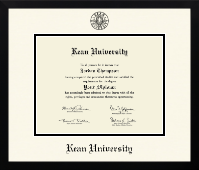 Kean University diploma frame - Icon in Gotham