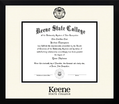 Keene State College diploma frame - Icon in Gotham