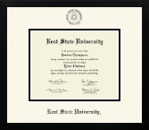 Kent State University diploma frame - Icon in Gotham