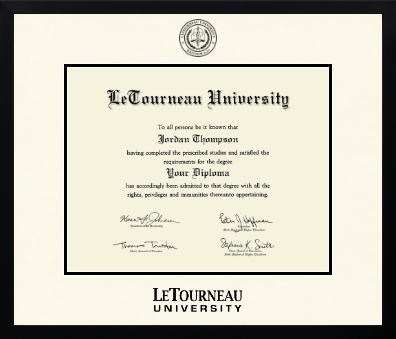 LeTourneau University diploma frame - Icon in Gotham